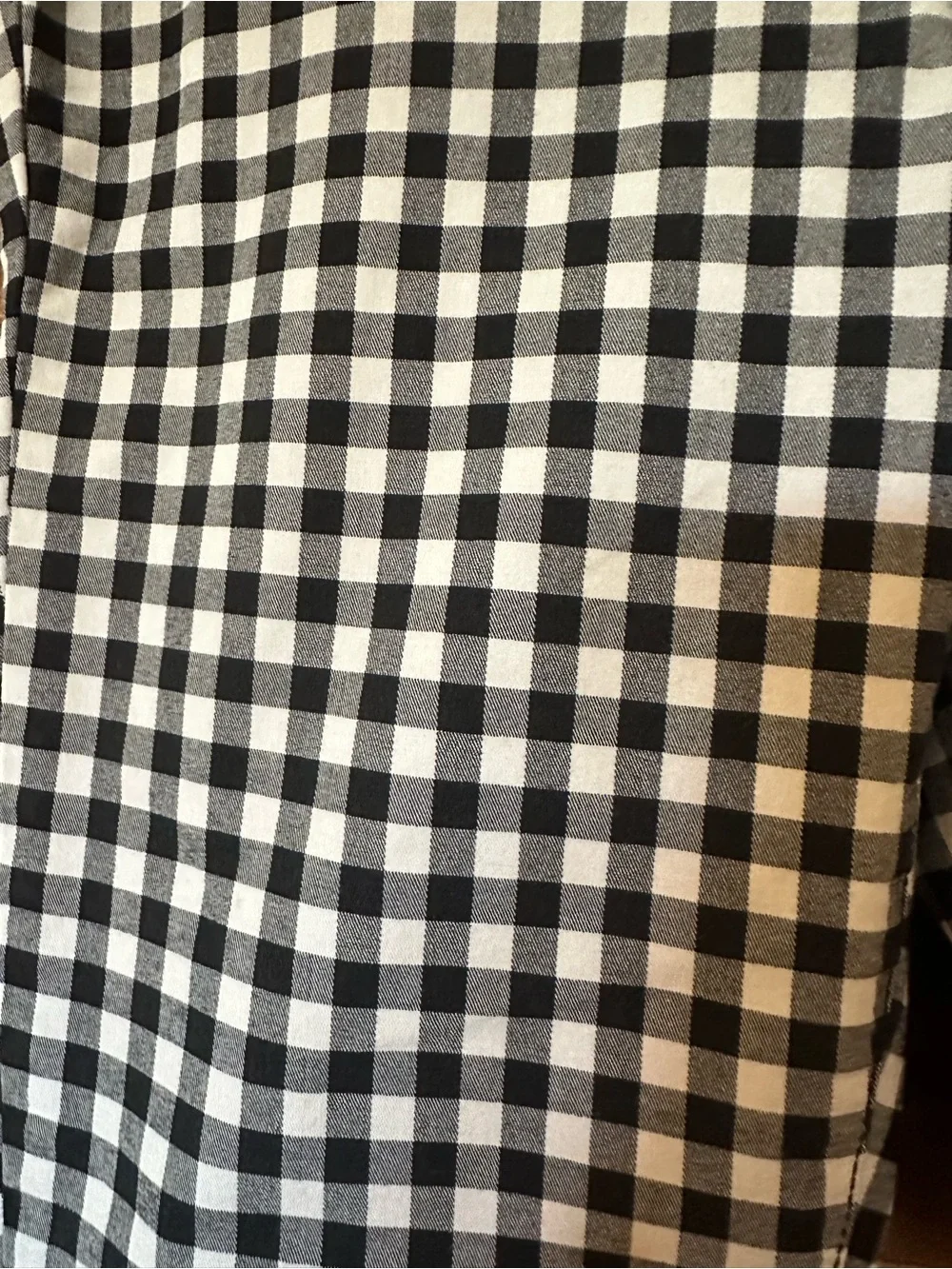 Free People Florence Black & White Gingham Ankle Pants size 28.